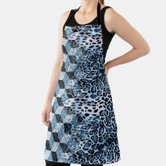 Leopard Geometric, Tierhautdesign. Schürze (InSitu)