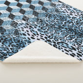Leopard Geometric, Tierhautdesign. Sherpadecke (3/4)
