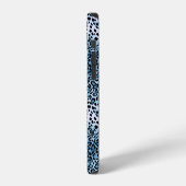 Leopard Geometrisch, Tierhautdesign. iPhone Hülle (Linke Seite)