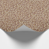 Leopard-Gepard-Druck Geschenkpapier (Ecke)