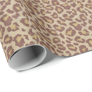 Leopard-Gepard-Druck Geschenkpapier