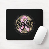 Leopard Gepard Druck kämpfe gegen Brustkrebs Mousepad (Mit Mouse)