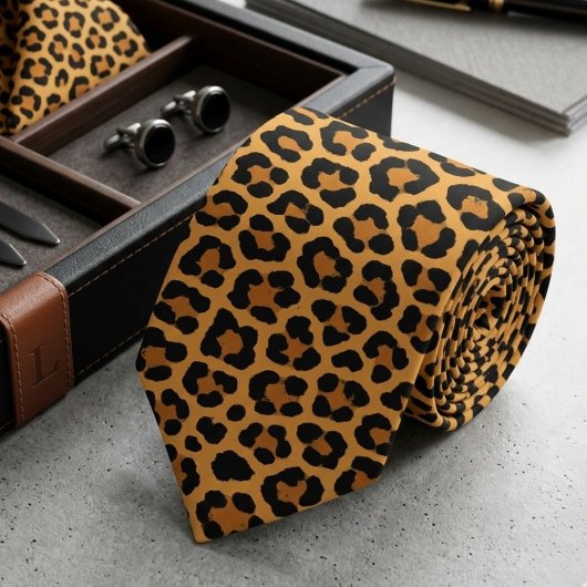Leopard / Gepard-Druck Krawatte