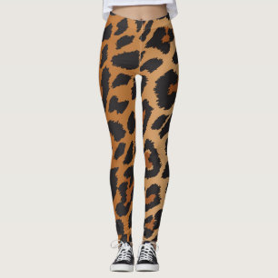 Leopard Gepard Flecken Wildtierdruck Muster Leggings
