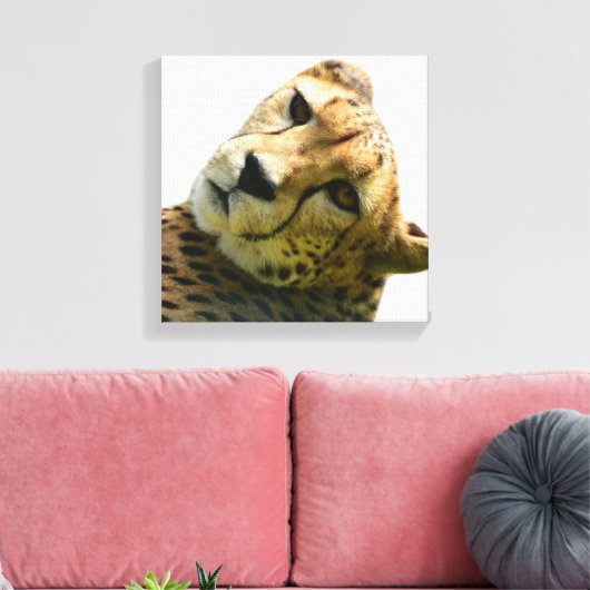 Leopard-Gepard-Foto Leinwanddruck (Insitu (Wohnzimmer))