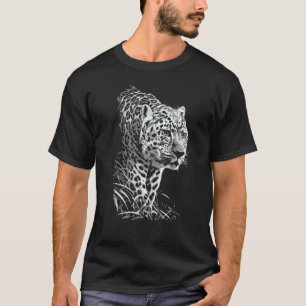 Leopard Gepard Gepard Jaguar Wilde Katze Raubtier  T-Shirt