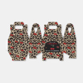Leopard Gepard Kirsch Geburtstagsgeschenkbox Geschenkschachtel (Ungefaltet)