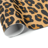 Leopard Gepard Muster Geschenkpapier (Rolleneckpunkt)