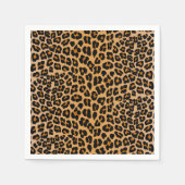 Leopard Gepard Muster Serviette (Vorderseite)