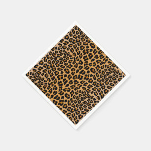 Leopard Gepard Muster Serviette