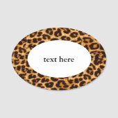 Leopard, Geparkdruck, Klassische Bezeichnung Namensschild (Vorderseite)