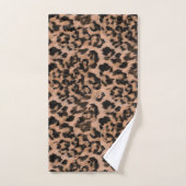 Leopard - gepunkteter Tierdruck Badhandtuch Set (Handtuch)