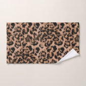 Leopard - gepunkteter Tierdruck Badhandtuch Set (Handtuch)
