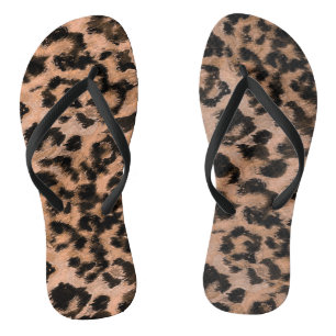 Leopard - gepunkteter Tierdruck drucken Badesandalen
