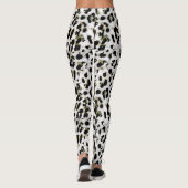 Leopard - gepunkteter Tierdruck drucken Leggings (Rückseite)
