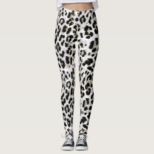 Leopard - gepunkteter Tierdruck drucken Leggings