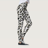 Leopard - gepunkteter Tierdruck drucken Leggings (Rechts)