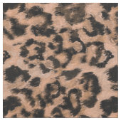 Leopard - gepunkteter Tierdruck drucken Stoff (Nahaufnahme)
