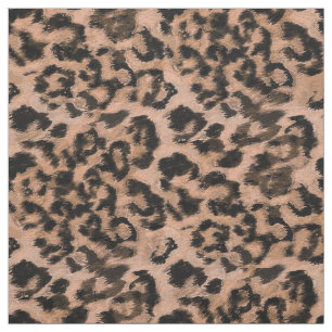 Leopard - gepunkteter Tierdruck drucken Stoff