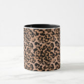 Leopard - gepunkteter Tierdruck Tasse (Zentrum)