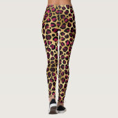 Leopard Geschenk, Wilde Katze Safari, Männer Fraue Leggings (Rückseite)