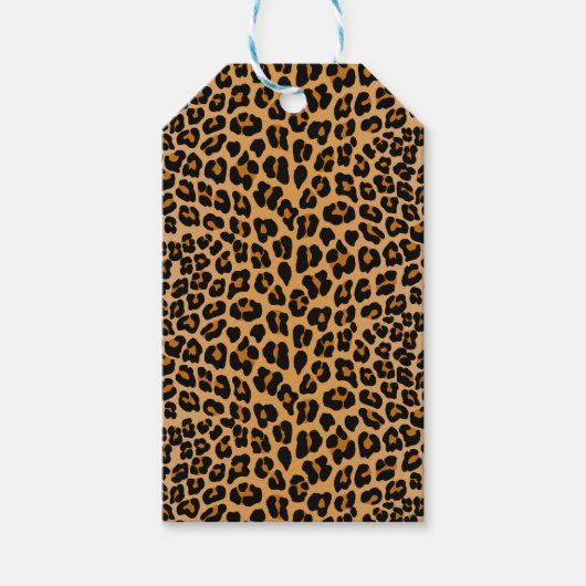 Leopard Geschenkanhänger (Vorderseite)