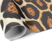 Leopard Geschenkpapier (Rolleneckpunkt)