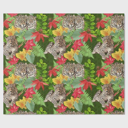 Leopard Geschenkpapier (Flach)