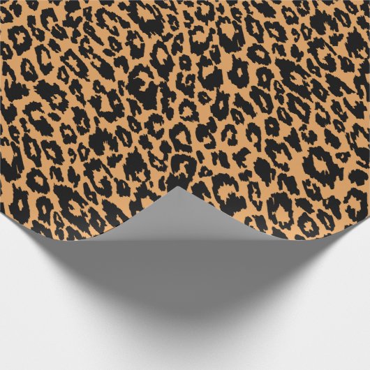 Leopard Geschenkpapier (Ecke)