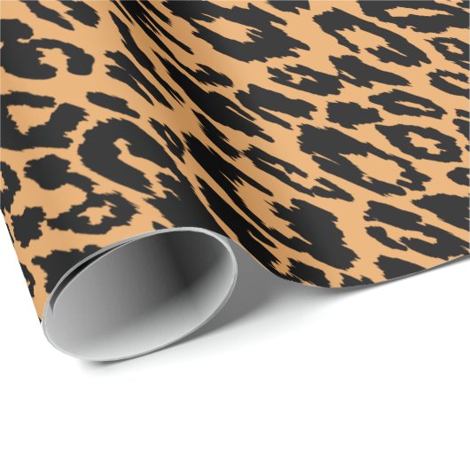 Leopard Geschenkpapier (Rolleneckpunkt)