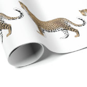 Leopard Geschenkpapier (Rolleneckpunkt)