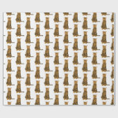 Leopard Geschenkpapier (Flach)