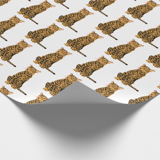 Leopard Geschenkpapier (Ecke)