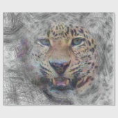 Leopard Geschenkpapier (Flach)