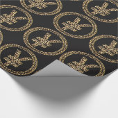 Leopard-¥ Geschenkpapier (Ecke)