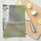Leopard Geschirrtuch (Viertel Falte)
