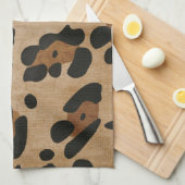 LEOPARD GESCHIRRTUCH (Viertel Falte)