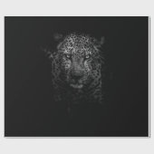 LEOPARD GESICHT GESCHENKPAPIER (Flach)