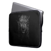 LEOPARD GESICHT LAPTOPSCHUTZHÜLLE (Vorderseite Links)