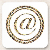 Leopard @ getränkeuntersetzer (Vorderseite)