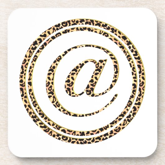 Leopard @ getränkeuntersetzer (Vorderseite)