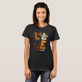 Leopard Ghost CNA Halloween Kostümfall für Frauen T-Shirt (Vorne ganz)