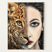 Leopard Girl Planner Planer (Rückseite)