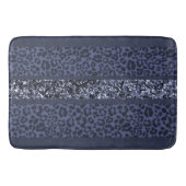 Leopard Glitter Streifen Glam 5 Badematte (Vorderseite)