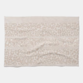 Leopard Glitter Streifen Glam 8 Geschirrtuch (Horizontal)