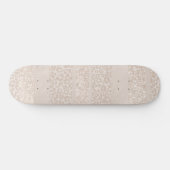 Leopard Glitter Streifen Glam 8 Skateboard (Horizontal)