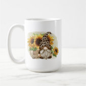 Leopard Gnome Sonnenblumen Kaffeetasse (Links)