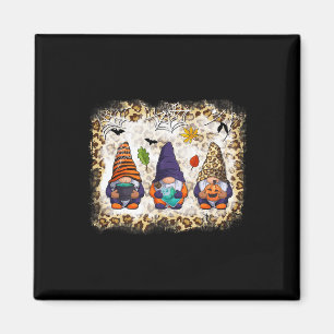Leopard Gnomes Autumn Gnome Pumpkin Fall Gnomies H Magnet