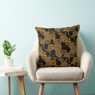 Leopard Gold Barock Luxus Zuhause Kissen