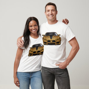 Leopard Gold Performance Coupe — BV-TLG Vorderansi T-Shirt